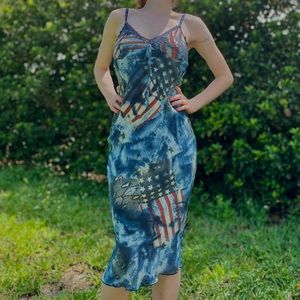 Sharagano American Flag Dress 🇺🇸